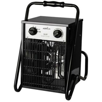 Fabrilamp Fabrilamp - Termoventilador Industrial Simeon 3000w Negro 2potencias Ip24 Termost.reg.44x32x30 Cm
