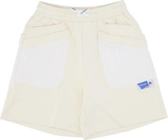 Acupuncture Cr&egrave;me Label Shorts Lichtgewicht Trainingspak - Heren - Korte Broeken - Beige - L - Katoen - Korte Broeken