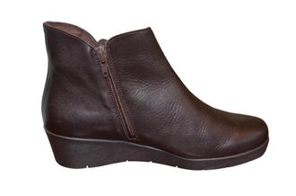 Eric Michael Womens Jasper Ankle Boot In Brown Leather