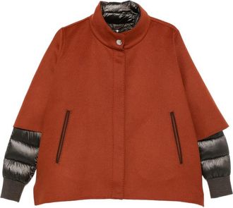 Moorer High-neck Cape Jacket
