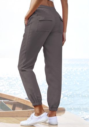 Lascana aus Webware, leichte Stoffhose mit Taschen