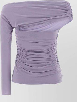 Elisabetta Franchi asymmetric neckline top