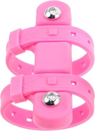 OEM Portaborraccia Per Bicicletta - Supporto Regolabile - Idratazione In Bici - Protezione In Morbido Silicone - Misura Universale - Rosa