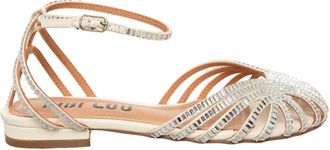 Bibi Lou Serabi Sandalo Flat - - Shoes - Donna - Bianco - 36 EU