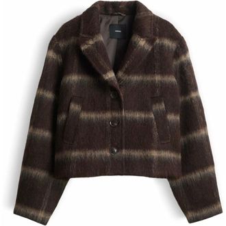 someday Nakaro kort jasje - Dames - Jassen - Bruin - Maat: M Wol