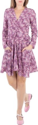 Isabel Marant Ladies Pink Usmara Printed Silk Dress