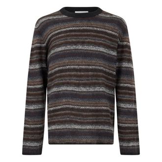 Roberto Collina Maglione a righe in misto lana - - Knitwear - Uomo - Multicolore - L