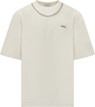 AMBUSH Ballchain T-shirt - Heren - T-shirts - Beige - S - Katoen - Tops