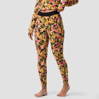 Backcountry Cedars Rws Merino Mid-Wt Baselayer Bottom - Womens in Wild Floral Print at Nordstrom, Size X-Small