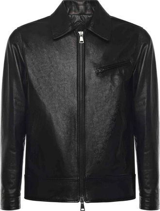 Giuliano Galiano Chicago Nappa Leather Jacket