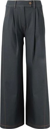 Max Mara Mujer, Pantalones, Azul, Talla: M