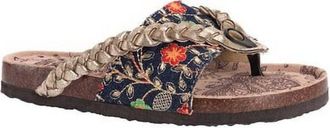 Muk Luks Womens Elaine Sandal In Denim