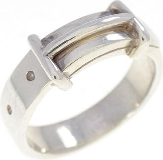 Herm&egrave;s Silver 925 Band Ring (Pre-Owned)