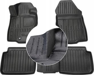 OEM Alfombrillas Y Limpiaparabrisas De Goma Para Subaru Forester Sl A Partir De 2024 - Ud Troughs