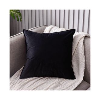 OEM Funda De Almohada De Terciopelo, Funda De Almohada Cuadrada Decorativa, Funda De Coj&iacute;n Suave De Color Liso, Adecuada Para Sof&aacute;s, Dormitorios, Sillas Y