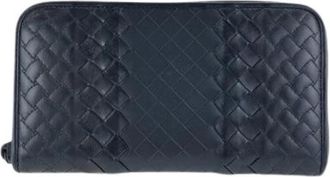 Bottega Veneta Pre-owned Long wallet (bi-fold) - Heren - Vintage Accessoires - Zwart - ONE Size - Vintage