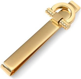 Cufflinks Inc. Horse Bit Stainless Steel Tie Bar in Gold at Nordstrom