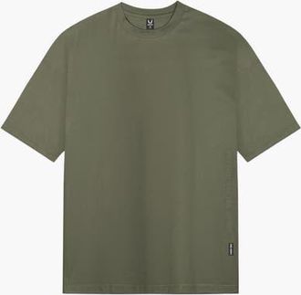 ASRV Supima Oversized Tee in Olive at Nordstrom, Size X-Small