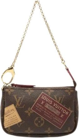 Louis Vuitton Pre-owned Mini Bags, female, Brown, Size: ONE SIZE Pre-owned Mini Pochette Accessoires