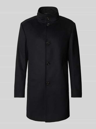 Joop Regular Fit Mantel aus Schurwoll-Mix mit Kaschmir-Anteil Modell MARON in Black, Gr&ouml;&szlig;e 48