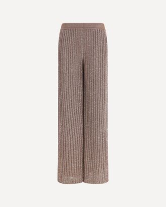 Missoni Tailored Pants in lam&eacute; viscose with sequins Female 42
