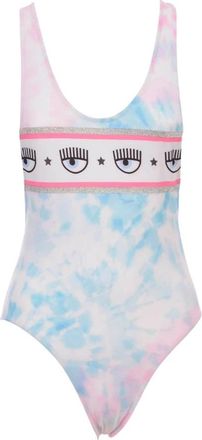 Chiara Ferragni One-piece badpak - Dames - Badpakken - Blauw - L - Badmode