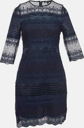 Maje Navy Lace Mini Dress