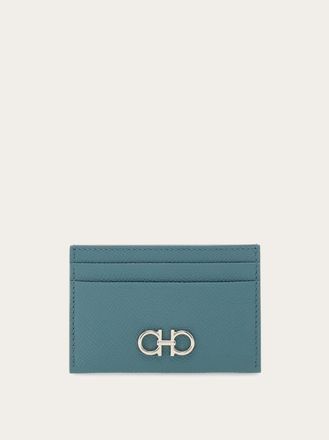Ferragamo Donna Porta carte di credito Gancini Verde