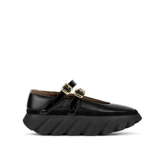 4CCCCees 4Ccccees - Ballerina met eigentijdse uitstraling - Dames - Schoenen - Zwart - Maat: 37 EU Leer