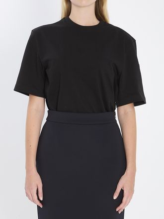 Moncler Womens 4 Edward Enninful - Cotton T-shirt - Black - Size X-Small