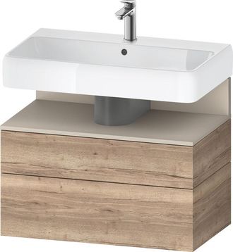 Duravit Qatego Mueble Bajo Lavabo, 1 Extra&iacute;ble Y 1 Caj&oacute;n, - Duravit