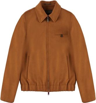 Montedoro Red Jassen, Heren, Bruin, M, Stijlvolle Bomberjack