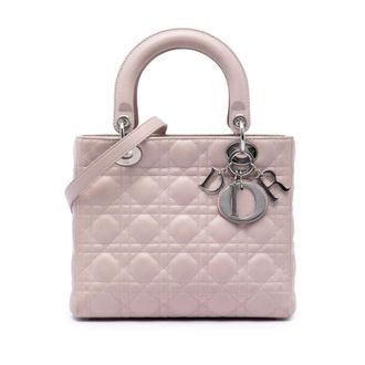 Dior Pre-owned Dior Medium Lambskin Cannage Lady Dior Ladies TFTCC7RO9G8ADWBG