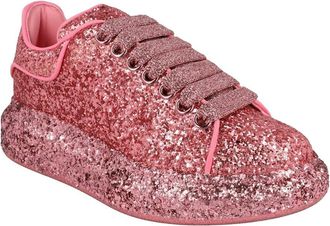 Alexander McQueen Alexander Mcqueen Oversized Glitter Leather Sneaker