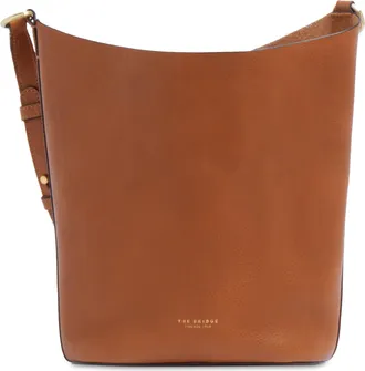The Bridge Bucket Structured Leather Drawstring Satchel