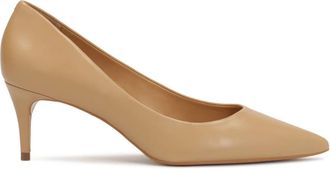 Kazar Beige lage stiletto pumps. Dit product valt klein uit. - Dames - Pumps - Beige - 37 EU - Leer - Schoenen