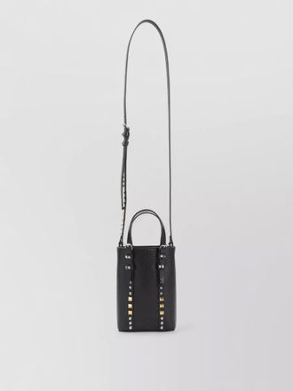 Valentino Garavani mini leather shoulder bag bucket design