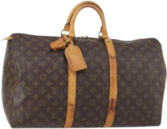 Louis Vuitton Pre-owned Weekend Bags, female, Brown, Size: ONE SIZE Pre-owned Weekend Bag