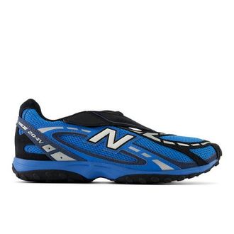 New Balance Unisex 204V en Azul/Negro, Gamuza/Malla, Talla 40