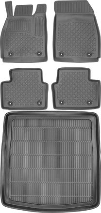 OEM Juego De Alfombrillas Para Coche Y Maletero Para Opel Insignia A Sed&aacute;n/hatchback (2009-2017)