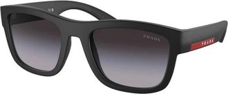 Prada Authentic Stylish Glasses with Premium Quality - male - Prada - Sunglasses - Black - 56 MM - Accessories