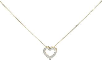 House of Brilliance Haus Of Brilliance 14K 0.50 Ct. Tw. Lab-Grown Diamond Pendant Necklace