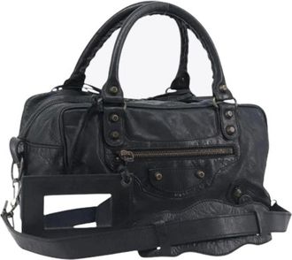 Balenciaga Pre-owned Vintage Hand Bag - Dames - Vintage Handtas - Zwart - ONE Size - Leer - Vintage