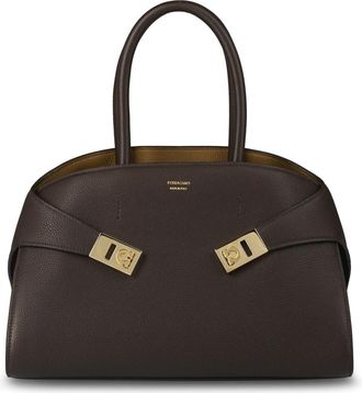 Ferragamo Stijlvolle tassen in bruin en beige - Dames - Handtassen - Bruin - ONE Size - Tassen