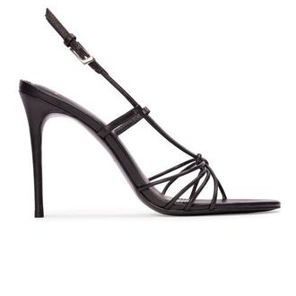 Black Suede Studio Fern 100 Leather Sandal in Black Leather at Nordstrom, Size 41