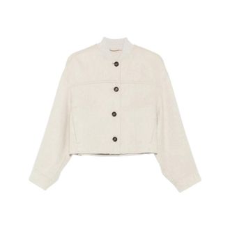 Brunello Cucinelli Light Jacket - female - Brunello Cucinelli - Light Jackets - Beige - S - Jackets