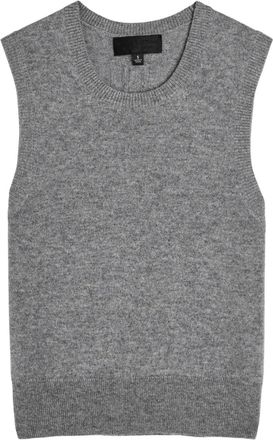 Nili Lotan May cashmere knitted vest - women - Cashmere - M - Grey