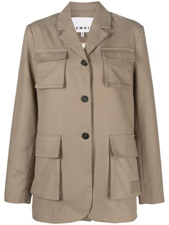 Remain Blazer monopetto Utility - Toni neutri