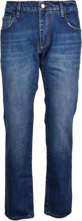 Dolce & Gabbana Jeans, Heren, Blauw, L, Katoen, Straight Jeans