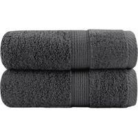 OEM Toallas De Mano Premium Solund, Juego De 2, Color Antracita, 30 X 30 Cm, 600 G/m&sup2; - Crezuo